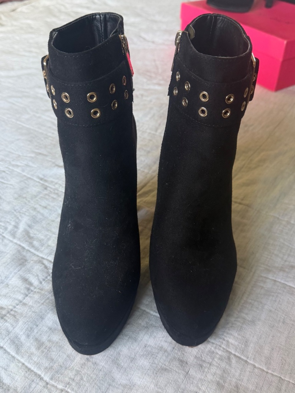 Black Jessica Simpson Ankle Boots - Picture 2 of 5